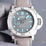 Knockoff Panerai Submersible eLAB-ID pam1225 Wrist Gray Recycled PET Nylon Strap